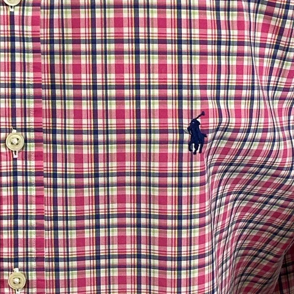 Ralph Lauren long sleeve button down collar shirt.  L - Picture 4 of 7